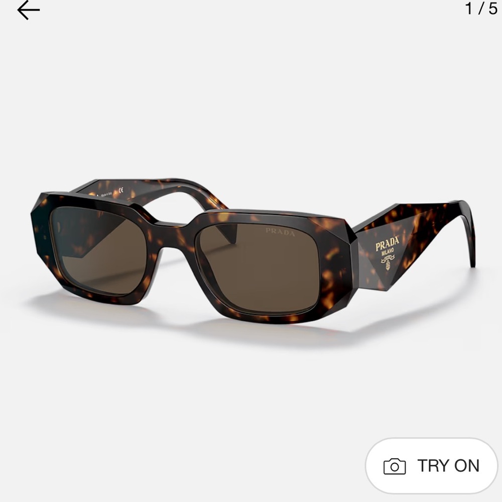 Prada Brown Tortoise Sunglasses